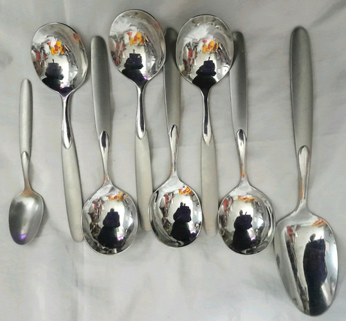 8pc oneida paradox stainless - oneida,