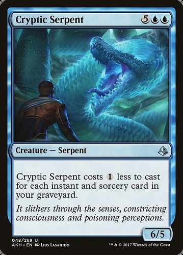 Mtg cryptic serpent - serpent, (048)