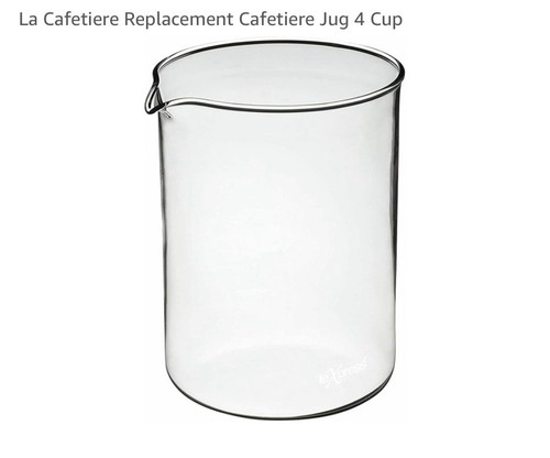 Cafetiere spare glass jug - glass,