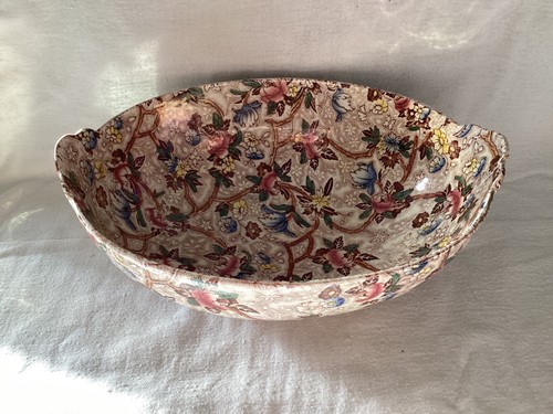 Oval maling floral themed - maling,