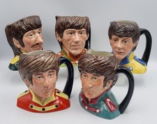 Royal Doulton Complete Set of 5 Beatles character jugs