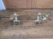 PAIR OF GRAND ANTIQUE SOLID