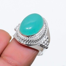 Aqua Chalcedony Gemstone 925