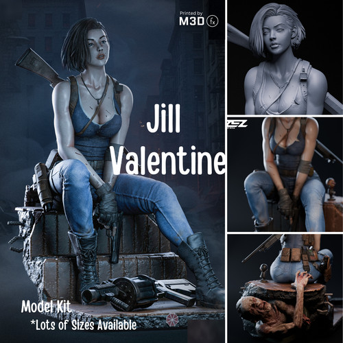 Jill valentine resin figure - jill,