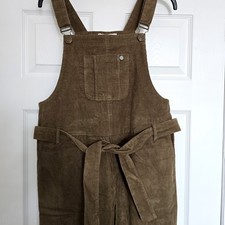 Womens Corduroy Dungarees
