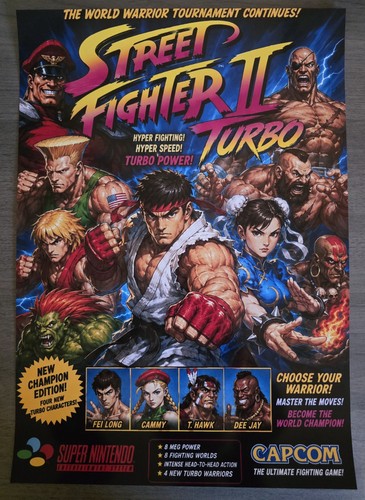 Street fighter turbo snes - street, ii
