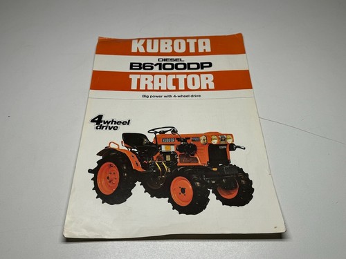 Vintage kubota diesel b6100dp - kubota,