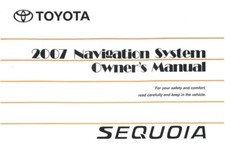2007 Toyota Sequoia Navigation