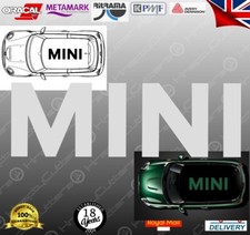 MINI ROOF DECAL / GRAPHICS / STICKER R53 /R56 / F56 COOPER S turbo supercharged