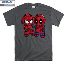 Marvel Spider Man And Deadpool Costume Disn Hoodie Tshirt Men Women Unisex AB729