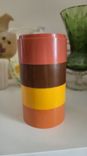 Vintage tupperware stacking - tupperware,