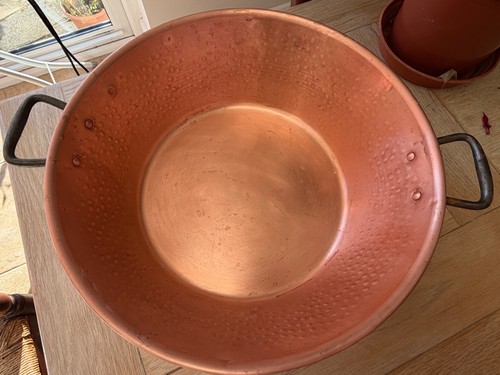 Vintage french copper jam - vintage,