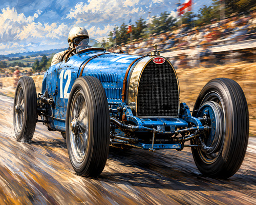 Bugatti type mans - type, 35