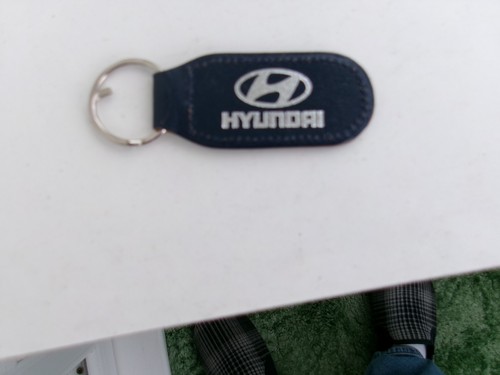 Leather car keyfob hyundai - leather,