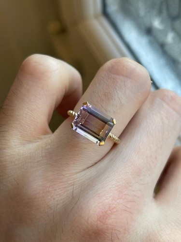 Beautiful ametrine ring - beautiful, 10ct