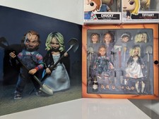 NECA Bride of Chucky – 7″ Scale Action Figure – Ultimate Chucky & Tiffany 2-Pack