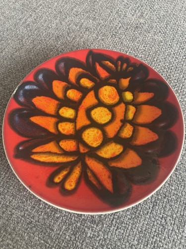 Poole delphis pottery plate - pottery,