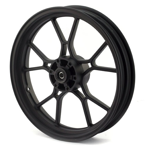 Front wheel black x - front,