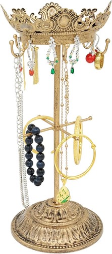 Vintage crown jewelry tower - crown,