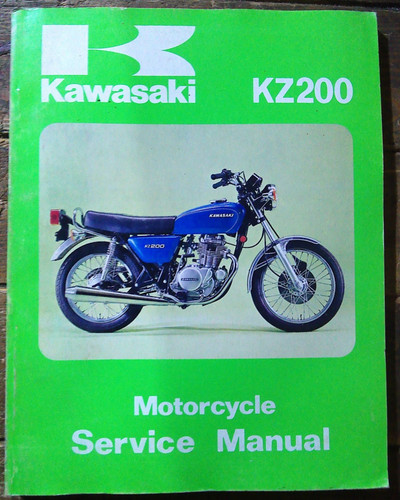 1980 kawasaki kz200 - 1980, service