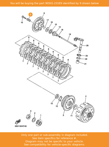 Yamaha spring compression - spring,,