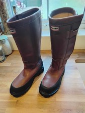 Hunter Crown Leather Boots