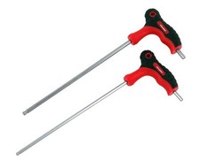2 Piece Hex Wrench 4mm And 5mm Long Reach Ball End Tip Allen Keys- 225mm (9")