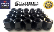 Black Alloy Wheel Nuts Open x