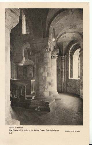 London postcard chapel of st - chapel,