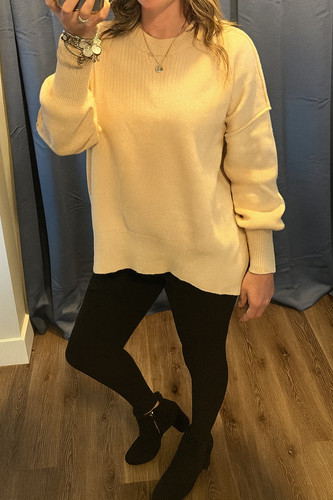 Batwing sleeve crewneck - batwing, very