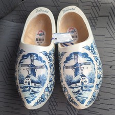 PAIR WOODEN CLOGGS CLOGS