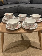 Vintage W.H. Grindley China Tea Set - 22K Gold Rimmed