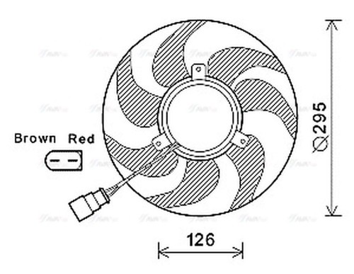 Ava radiator cooling fan - ava,