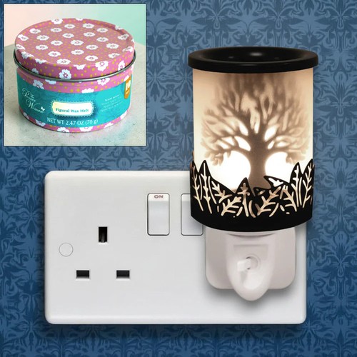 Plug wax warmer scented - in,