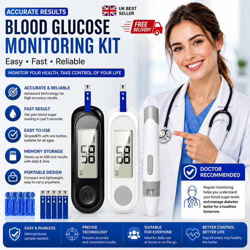 Blood glucose sugar monitor - blood,