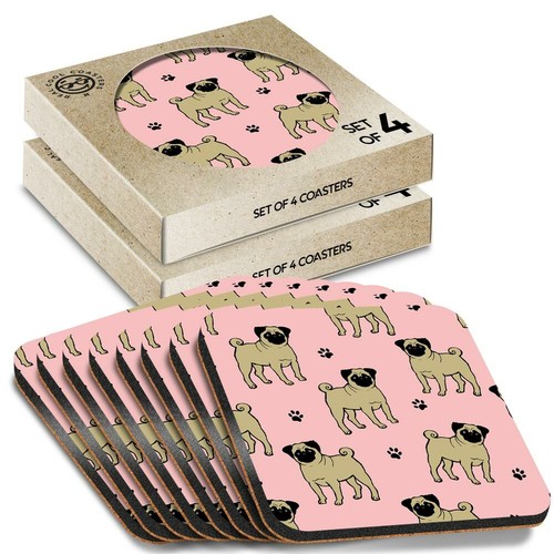 Boxed square coasters - 8,