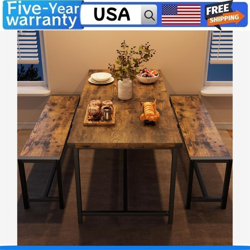 Dining table set - table, 4