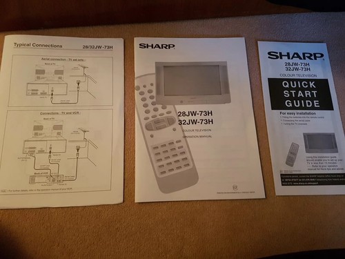 Vintage sharp 32jw 73h - vintage,