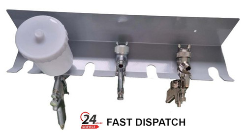 Gravity feed spray gun holder - spray,