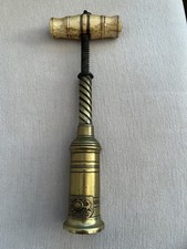 Antique Thomason Patent Corkscrew With Patent Badge c1820