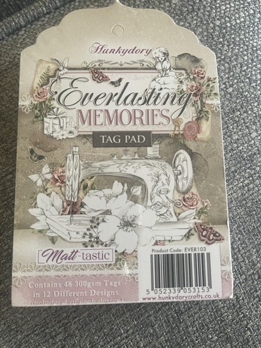 Hunkydory tag pad ever - pad.ever, lasting