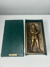 marcus designs wall plaque Little John In Original Box Made In England Brass?