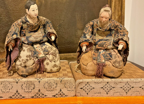 Antique japanese hina doll - antique,