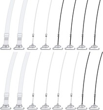 8-Pair Clear Bra Straps –