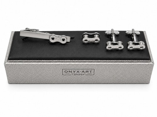 Bike chain cufflinks lapel - cufflinks,,