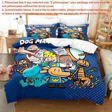 ⭐Gift DOG Duvet Cover Set with pillowcase UK  size Single Double King 