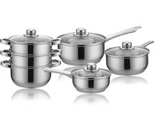 6pc Cookware + Steamer Set