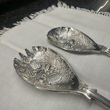 Pair Vintage Silver Plated