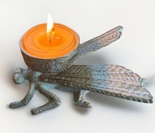 Cast Iron Distressed Tea Light