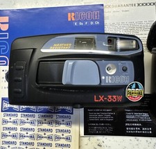 New Old Stock Ricoh LC-33W Tested Camera 35mm Boxed With Manual/stickers Rare